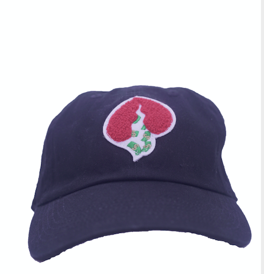 Black Logo Hat(Red Heart)